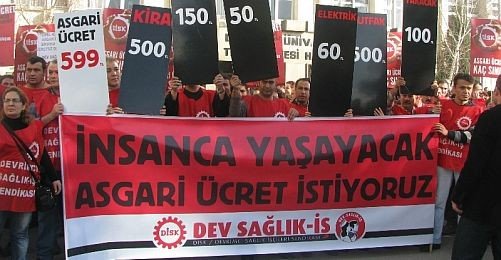 Dev Sağlık-İş'ün Yürüyüş Kolu, Bursa'daydı