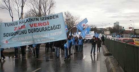 Torba Yasa ve Zamlara Kadıköy'de Mitingli Protesto