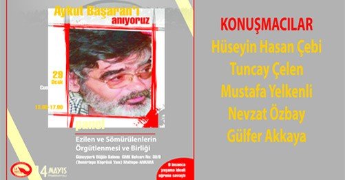 Aykut Başaran Ankara'da Anılıyor