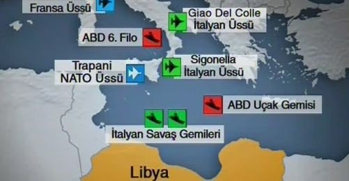 Müttefikler Libya'ya Saldırı Başlattı