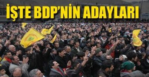 BDP'nin Destekleyeceği Bağımsız Adaylar Açıklandı
