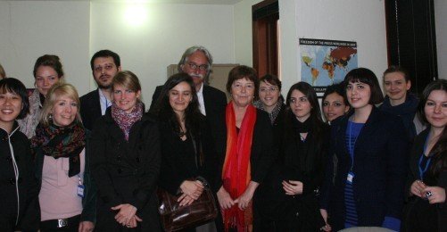 Bahçeşehir ve Freie Üniversitesi Öğrencileri Bianet'teydi