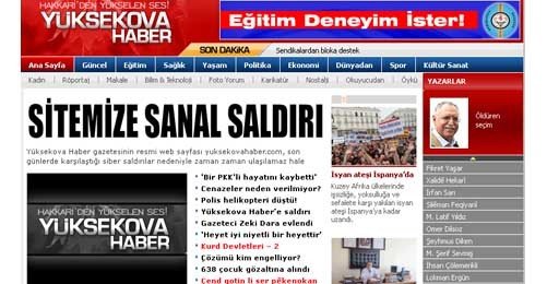 Yüksekova Haber Web Sitesine Siber Saldırı