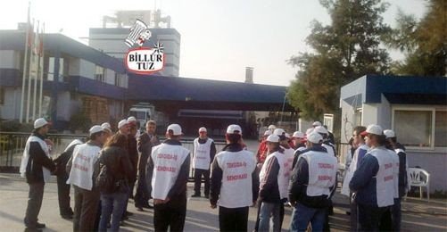 Billur Tuz'da 47 İşçi Direniyor 