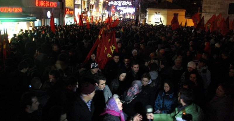 Zamanaşımına Taksim'de Protesto