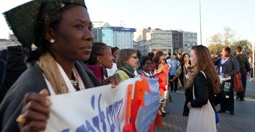 Dünya Kadınları Ekonomik ve Sosyal Adalet İçin Yürüdü