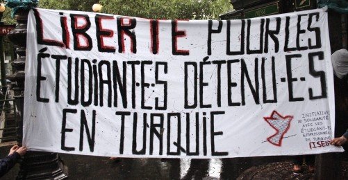 Tutuklu Öğrenci Sevimli'ye Paris'ten Destek