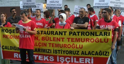 Police Rounds Up Fired Workers Demanding Severance Pay 