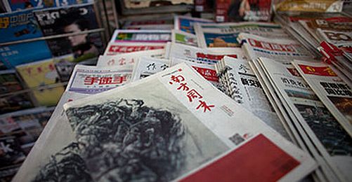 Çin'de Gazeteciler Grevde
