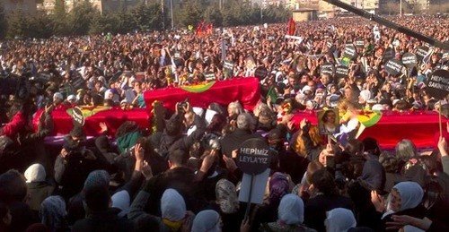 VIDEO: Farewell Ceremony to 3 Slain Kurdish Women
