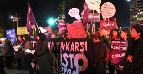 Istanbul's Feminists Protest Valentine's Day