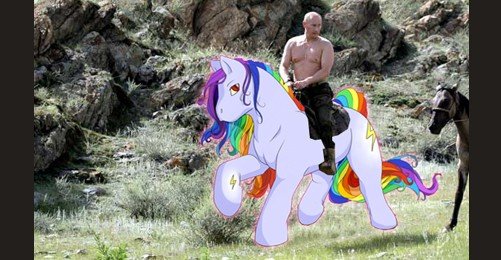 Homofobiye Karşı "Putin a Rainbow"