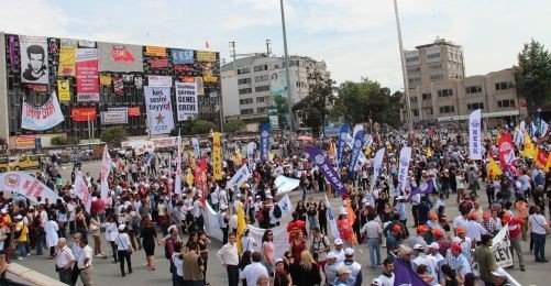 “Taksim Meydanı’nda Grevdeyiz”