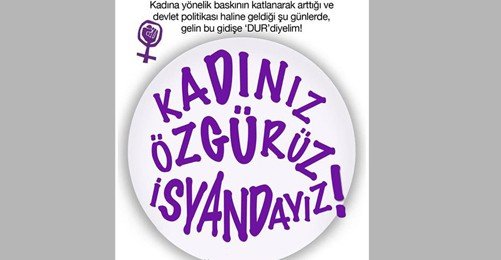 Göztepe ve Özgürlük Parkları Kadınları Çağrıyor