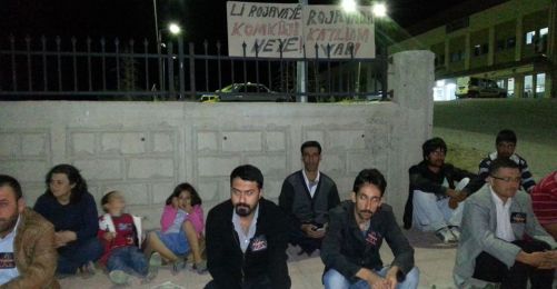 Bulanık'ta Rojava İçin İki Gündür Eylem Var