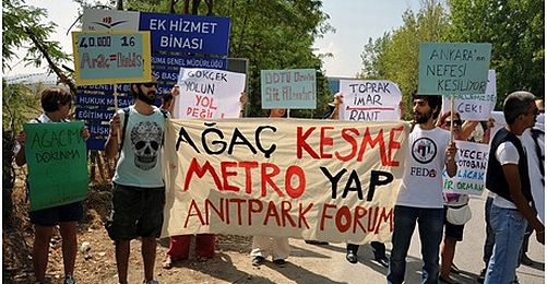 "Ankara'ya Yol Değil, Metro Gerek"