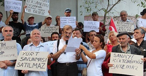 Haliçport Projesi Protesto Edildi