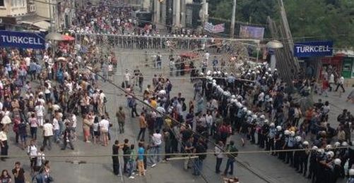 Taksim'de Polisin 1 Eylül Ablukası