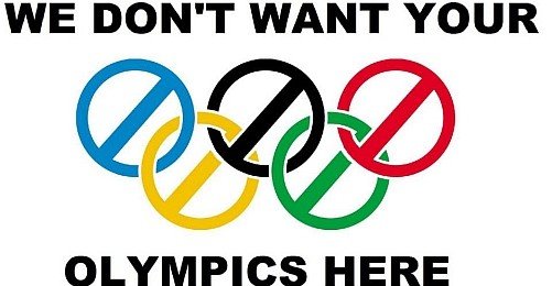 "Olimpiyat Savurganlığı İstemiyoruz!"