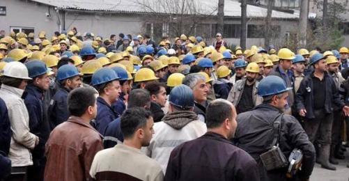 Zonguldak Maden İşçileri Eylemde