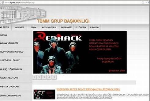RedHack Hacks AKP Website