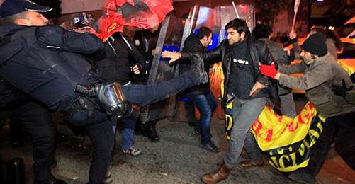 19 Aralık Anmasına Polis Saldırısı Protesto Edildi
