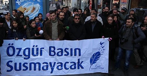 KCK Basın Soruşturması İkinci Yıldönümünde Protesto Edildi