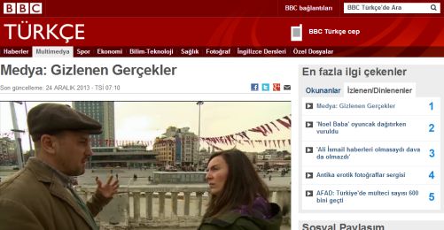 BBC Türkçe'den Türkiye'de Medya Belgeseli