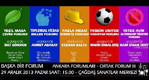 Ankara'da "Park Forumları" Buluşuyor!