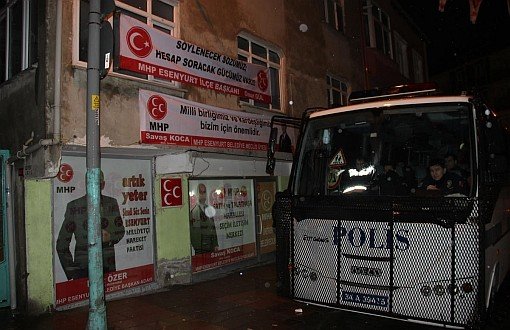 MHP'ye Saldırıda Bir Kişi Öldü