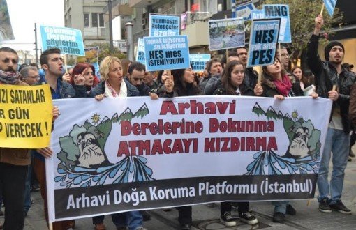 Arhavi'nin Dereleri İstanbul'a Aktı
