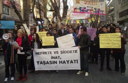 Antep'teki Trans Cinayeti Protesto Edildi