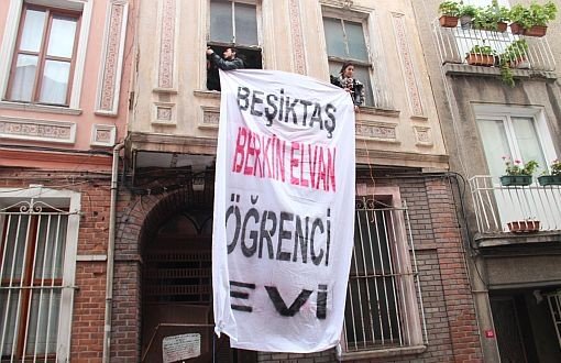 Beşiktaş'ta Bina İşgal Edildi, Adı "Berkin Elvan Öğrenci Evi" 
