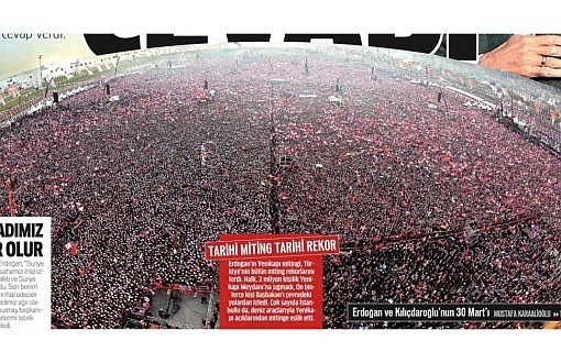 Basının "Balıkgözü"nden AKP Mitingi