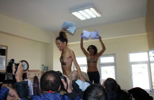 FEMEN'den Seçim Protestosu