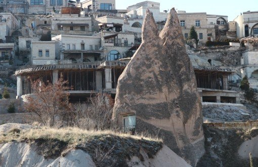 Mahkeme Kapadokya'daki Otel İnşaatını Durdurdu