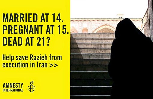 İranlı Kadının İdamını Durdurmak İçin İmza Kampanyası