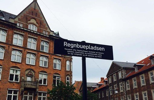 Kopenhag Merkezi Gökkuşağı Meydanı Oldu