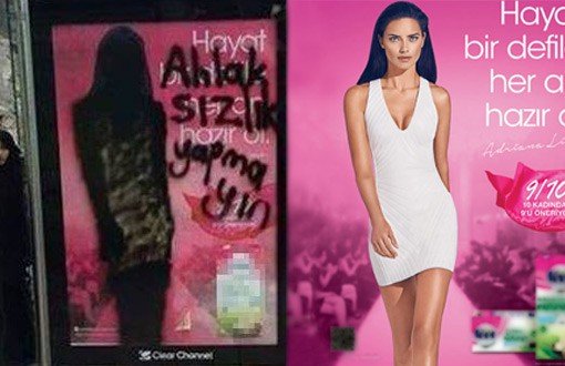 "Morality" That Puts Adriana Lima in Hijab