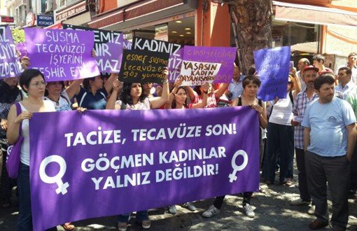 Göçmenlere Yönelik Cinsel Şiddet Kumkapı'da Protesto Edildi