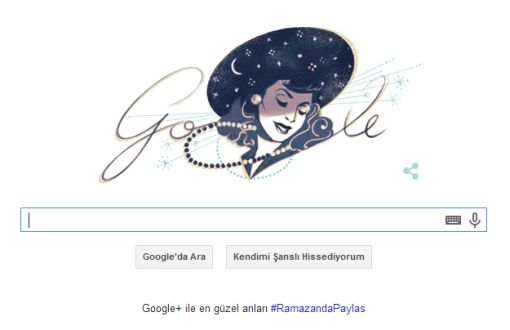 Google'dan Safiye Ayla Doodle'ı