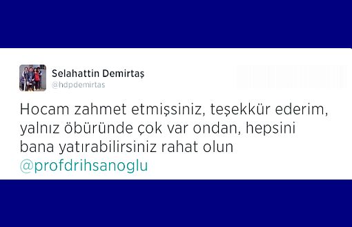 What Happens to İhsanoğlu’s Symbolic Donation 