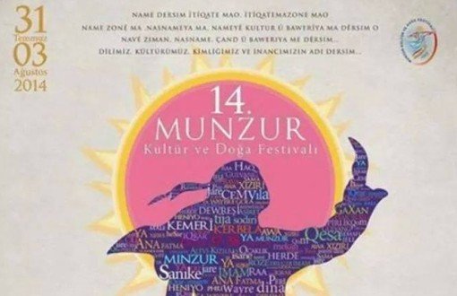 14. Munzur Festivali Programı Açıklandı