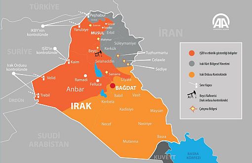 Irak'tan Mahmur'da IŞİD'e Hava Saldırısı