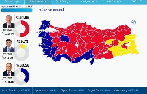 [MAP] Turkey’s Presidential Election Results