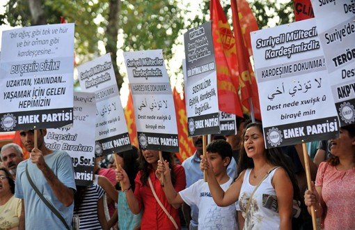 Antep'te "Suriyeli Kardeşime Dokunma" Yürüyüşü