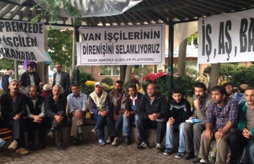 Vanlı İşçiler Ankara’ya 5 Gün 5 Gece Yürüdü