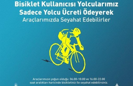 İstanbul'da Otobüslere Bisikletle Binmek Serbest 