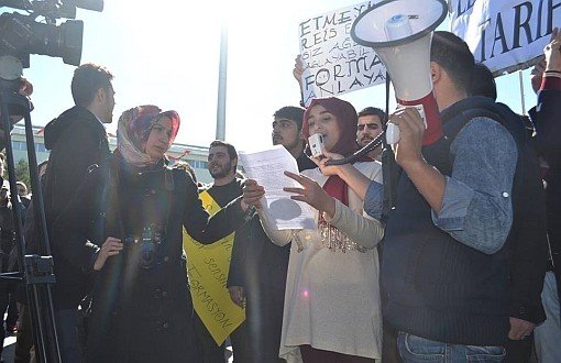 Erzurum'da Öğrencilerden Formasyon Protestosu