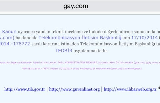 TİB'den Gay.com'a Sansür